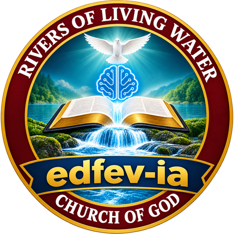 Logo EDFEV-IA — Église de Dieu Fleuves d'Eau Vive